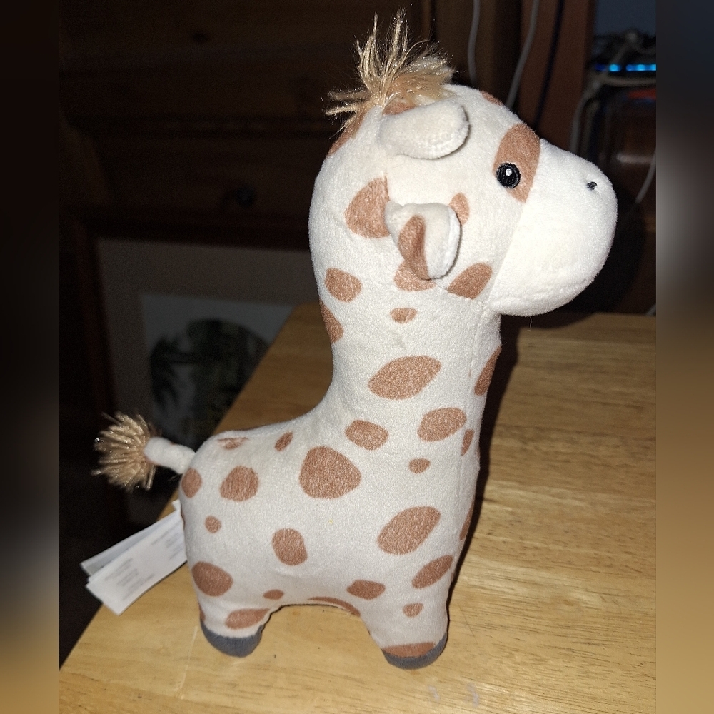 H&M Home Soft Beige Giraffe Plush Stuffed Animal